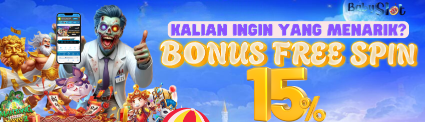 BONUS FREESPIN SLOT 15%