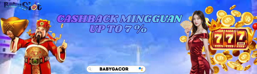 CASHBACK MINGGUAN SLOT UP TO 7%